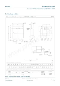 PSMN020-100YS Datasheet Page 11