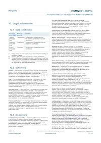 PSMN021-100YLX Datasheet Page 11