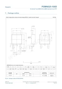 PSMN025-100D Datasheet Pagina 10