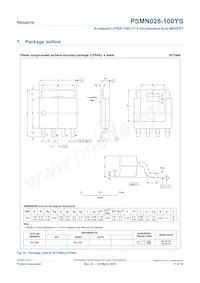 PSMN028-100YS Datasheet Page 11