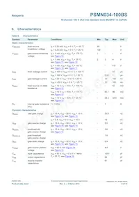 PSMN034-100BS Datasheet Page 5