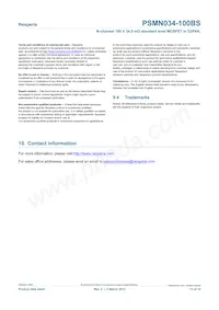 PSMN034-100BS Datasheet Page 13