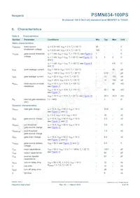 PSMN034-100PS Datasheet Page 6