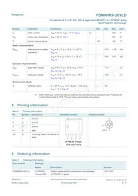 PSMN0R9-30YLDX數據表 頁面 2