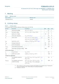 PSMN0R9-30YLDX數據表 頁面 3
