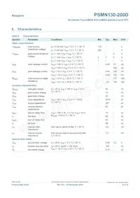 PSMN130-200D Datasheet Page 5