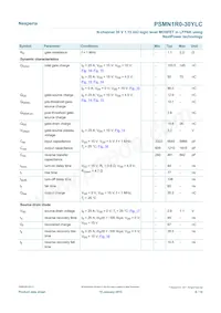 PSMN1R0-30YLC Datasheet Pagina 6