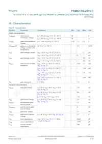 PSMN1R0-40YLDX數據表 頁面 6