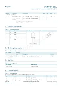 PSMN1R1-30EL Datasheet Page 2