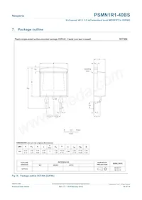 PSMN1R1-40BS Datasheet Page 10