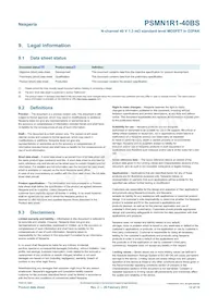 PSMN1R1-40BS Datasheet Page 12