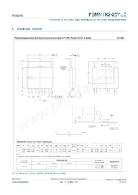 PSMN1R2-25YLC Datasheet Page 11