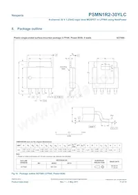 PSMN1R2-30YLC Datasheet Page 11