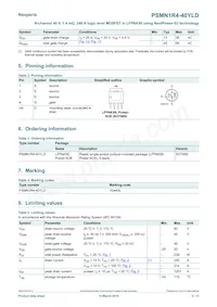 PSMN1R4-40YLDX Datasheet Page 2