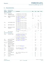 PSMN1R5-25YL Datasheet Page 5