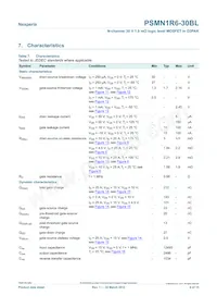 PSMN1R6-30BL數據表 頁面 6