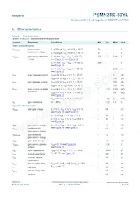 PSMN2R0-30YL數據表 頁面 5