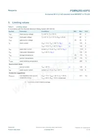 PSMN2R0-60PS Datasheet Pagina 3