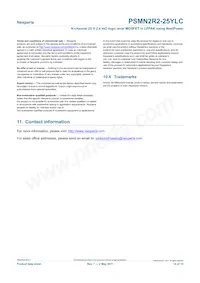 PSMN2R2-25YLC Datasheet Pagina 14