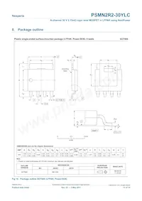 PSMN2R2-30YLC Datasheet Page 11