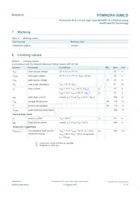 PSMN2R4-30MLDX Datenblatt Seite 3