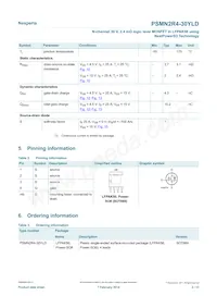 PSMN2R4-30YLDX Datasheet Page 2