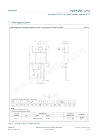 PSMN2R8-40PS Datasheet Page 10