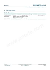 PSMN2R8-80BS Datasheet Page 11