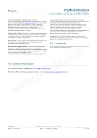 PSMN2R8-80BS Datasheet Pagina 13