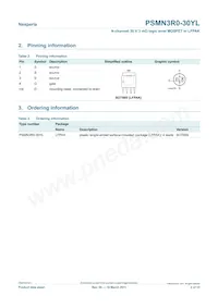 PSMN3R0-30YL Datasheet Page 2