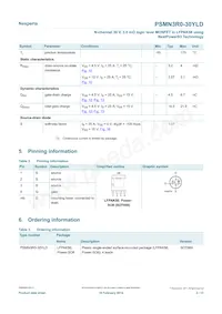 PSMN3R0-30YLDX Datasheet Page 2