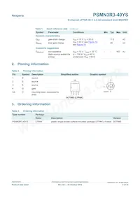 PSMN3R3-40YS Datasheet Page 2