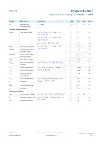 PSMN3R4-30BLE Datasheet Pagina 6