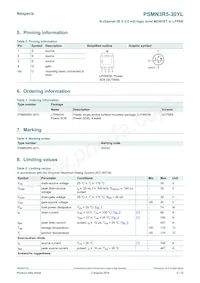 PSMN3R5-30YL Datasheet Pagina 2