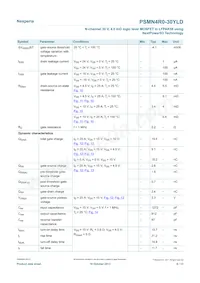 PSMN4R0-30YLDX Datasheet Page 6