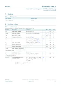 PSMN4R2-30MLDX Datasheet Pagina 3