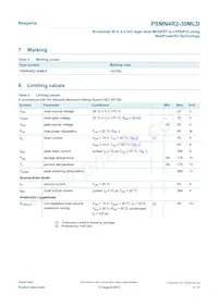 PSMN4R2-30MLDX 데이터 시트 페이지 3