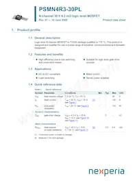 PSMN4R3-30PL Datasheet Cover