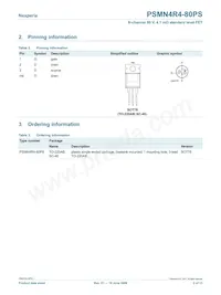 PSMN4R4-80PS Datasheet Page 2