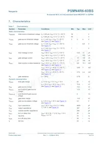 PSMN4R6-60BS Datasheet Page 6