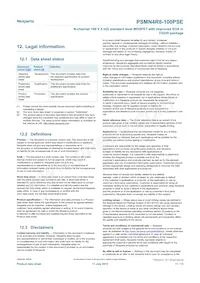 PSMN4R8-100PSEQ Datasheet Page 11
