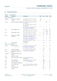 PSMN5R0-100PS Datasheet Page 6