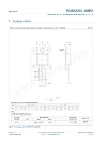 PSMN5R0-100PS Datasheet Page 11