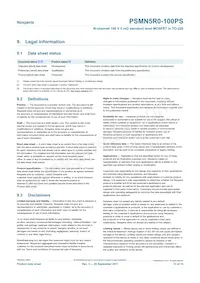 PSMN5R0-100PS Datasheet Pagina 13