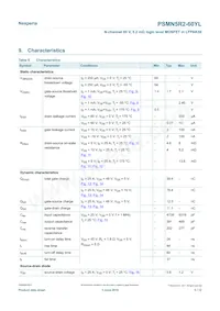 PSMN5R2-60YLX Datenblatt Seite 5