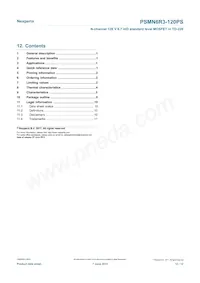 PSMN6R3-120PS Datasheet Pagina 12