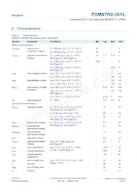 PSMN7R0-30YL Datasheet Page 5
