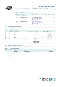 PSMN7R0-30YLC Datasheet Cover