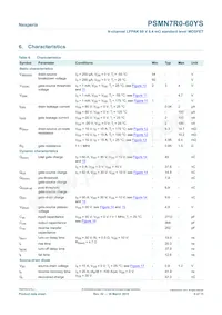PSMN7R0-60YS Datasheet Page 6