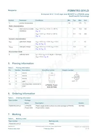 PSMN7R5-30YLDX數據表 頁面 2